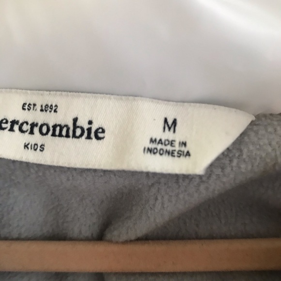 Abercrombie Girls Medium Cream/White Puffer Coat - Picture 4 of 13